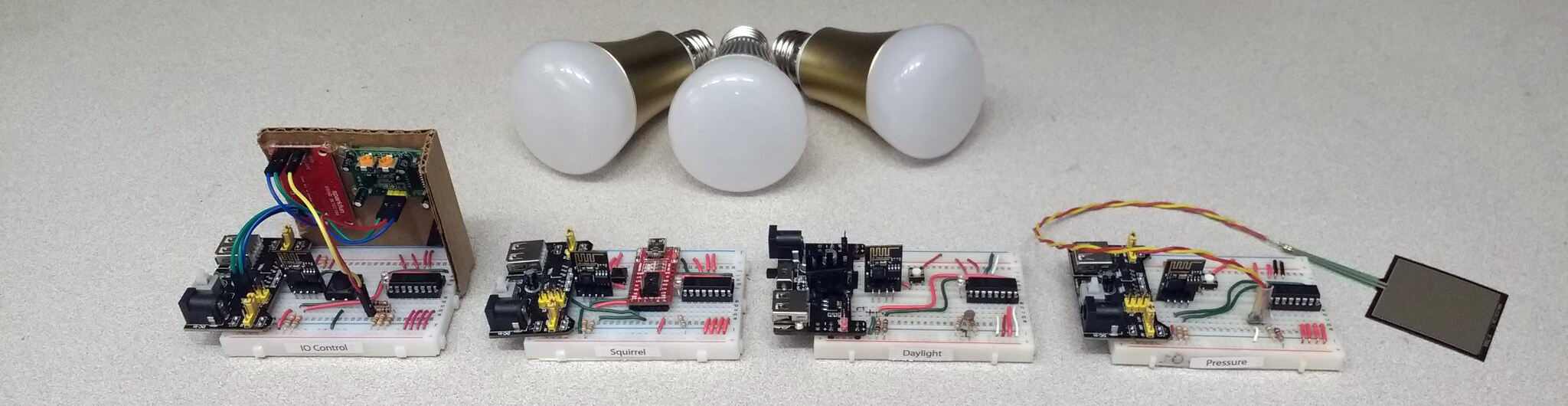 A promotional shot of Squirrel, an ESP8266-based Wi-Fi light controller
